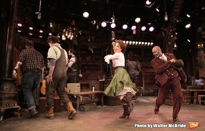 Leslie Kritzer and Lance Roberts wand cast  Photo
