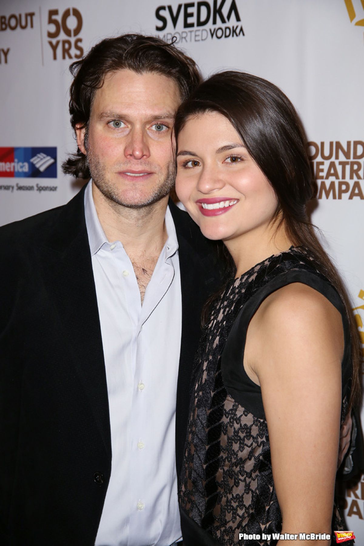 Steven Pasquale and Phillipa Soo  at 
