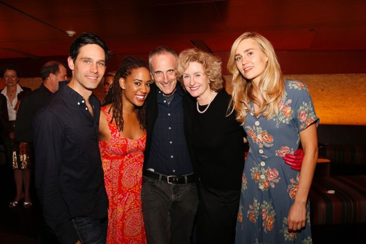 David Clayton Rogers, Dinora Z. Walcott,  Neel Keller and Lisa Banes and Nora Kirkpatrick at 