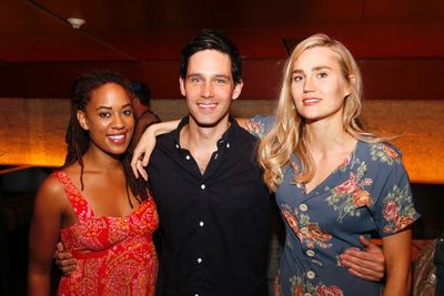 Dinora Z. Walcott, David Clayton Rogers and Nora Kirkpatrick Photo