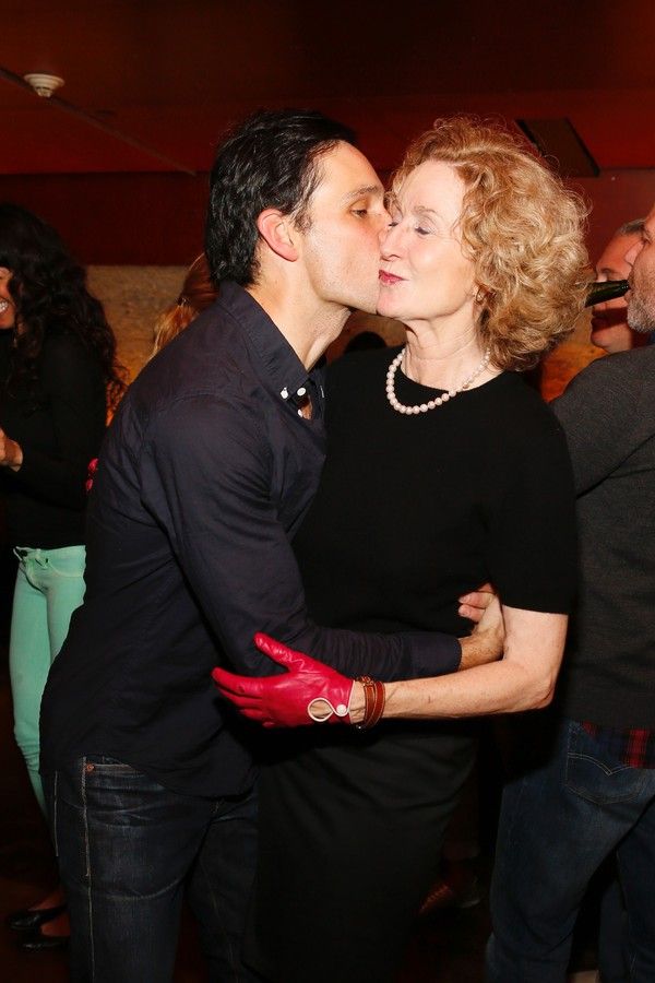 Cast members David Clayton Rogers and Lisa Banes Photo