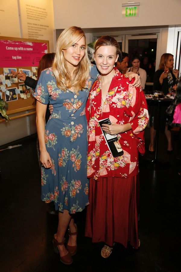 Cast member Nora Kirkpatrick and actress Maggie Grace  Photo