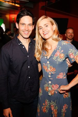 Cast members David Clayton Rogers and Nora Kirkpatrick @ BroadwayWorld Cast members David Clayton Rogers and Nora Kirkpatrick Photo