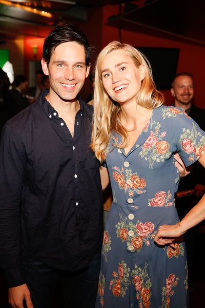 Cast members David Clayton Rogers and Nora Kirkpatrick  Photo