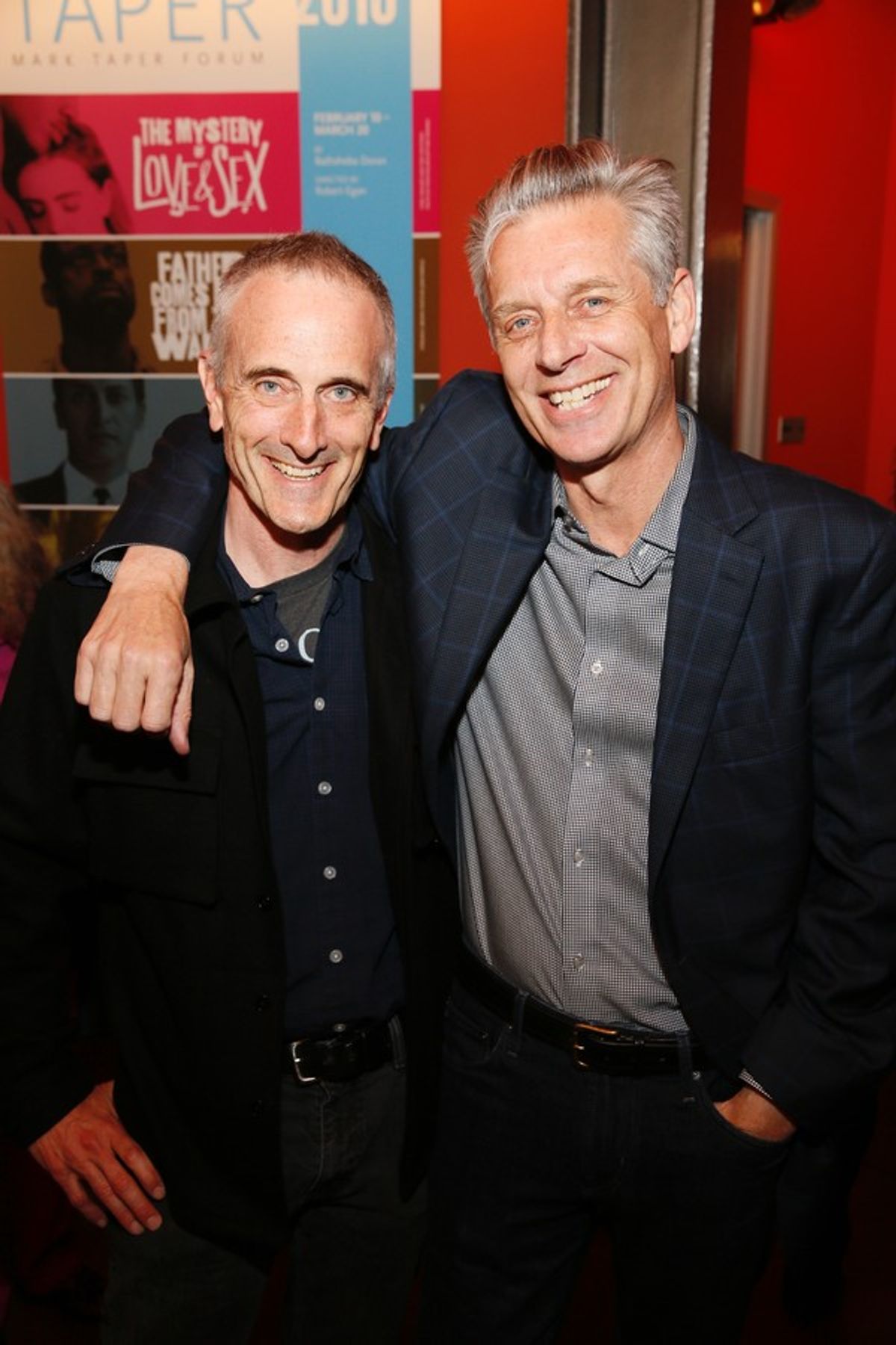 Director Neel Keller and CTG Artistic Director Michael Ritchie at 