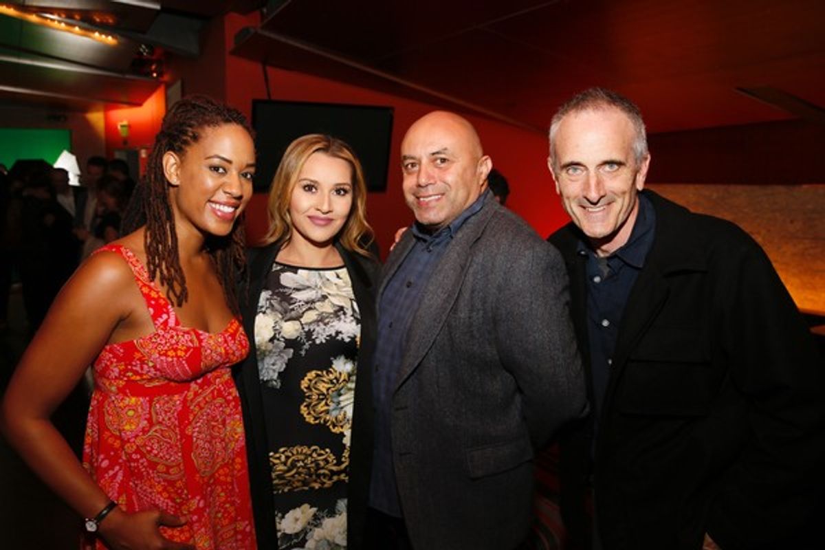 Dinora Z. Walcott, Samantha Siguenza, actor Herbert Siguenza and  Neel Keller at 