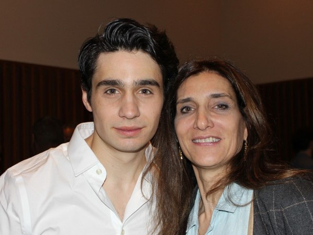 Bobby Conte Thornton with his mom. at 