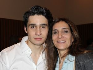 Bobby Conte Thornton with his mom. Photo