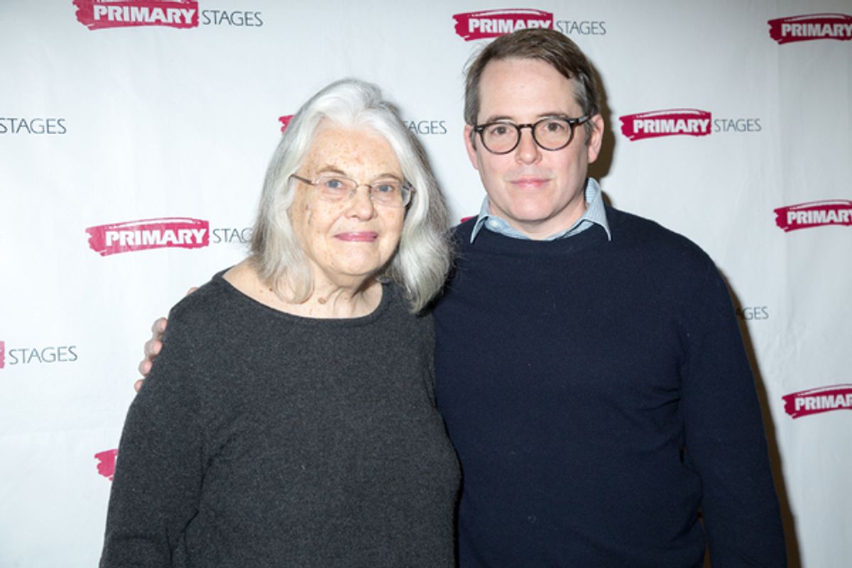 Lois Smith, Matthew Broderick at 