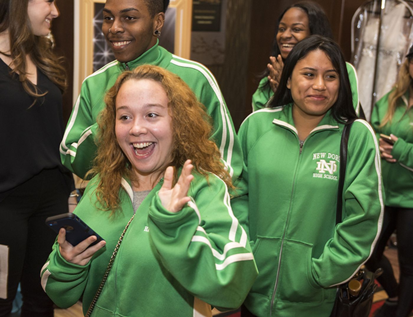 Photo Flash: Broadway's Eden Duncan-Smith Attends TLC's SAY YES TO THE PROM Initiative in NYC  Image