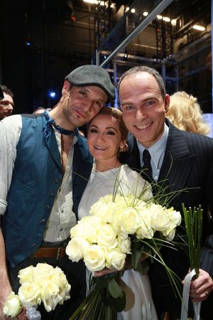 Drew Sarich, Katharine Mehrling und Thomas Borchert @ BroadwayWorld Drew Sarich, Katharine Mehrling und Thomas Borchert Photo