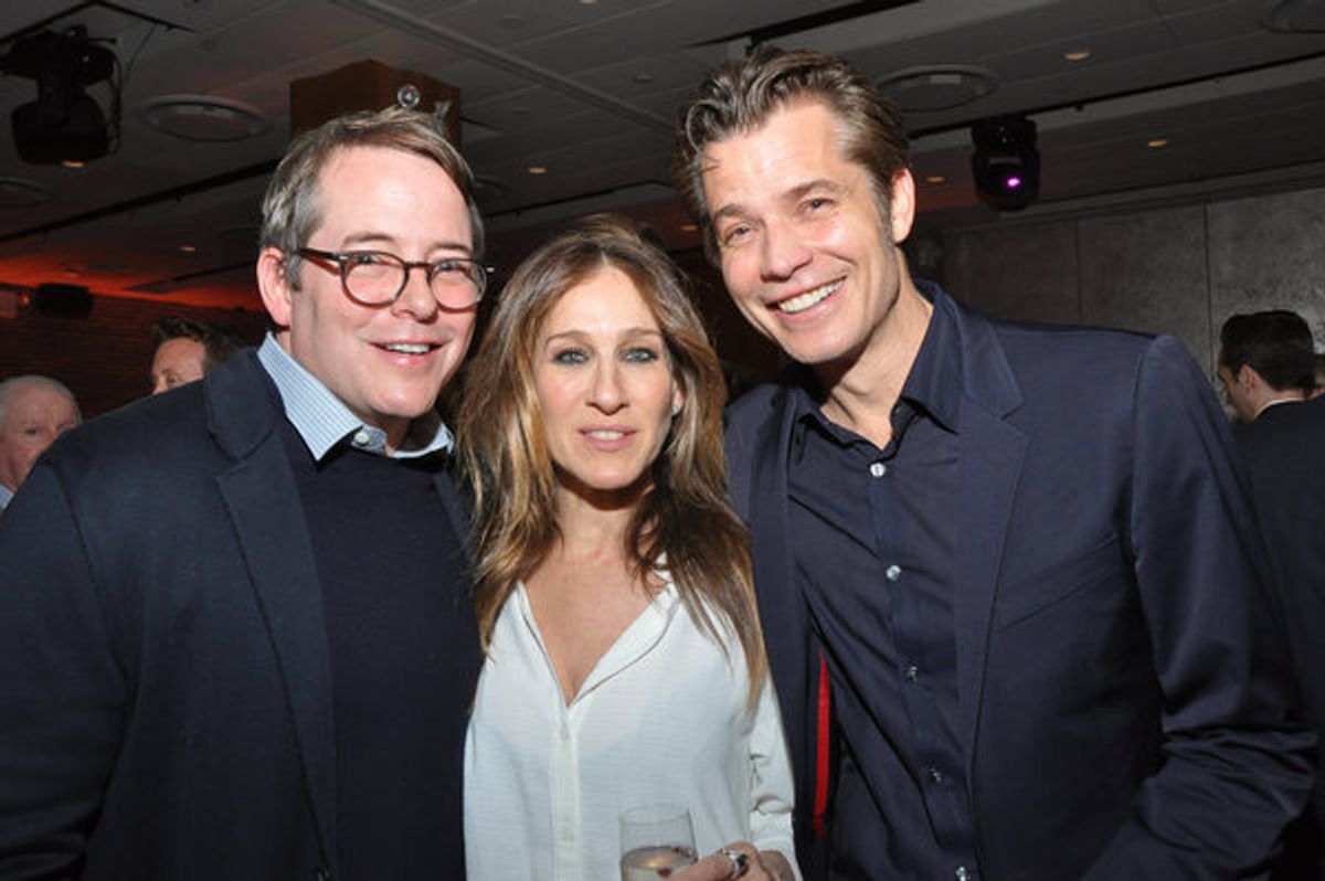 Matthew Broderick, Sarah Jessica Parker and Timothy Olyphant at 