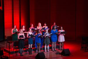 Phoenix Best, Carrie Compere, Diana DiMarzio, Adrianna Hicks, Bre Jackson, Maggie Lakis, Emily Mechler, Jane Pfitsch, Carla R. Stewart, Rema Webb, Elisa Winter, Jessica Tyler Wright @ BroadwayWorld Phoenix Best, Carrie Compere, Diana DiMarzio, Adrianna Hicks, Bre Jackson, Maggie Lak Photo