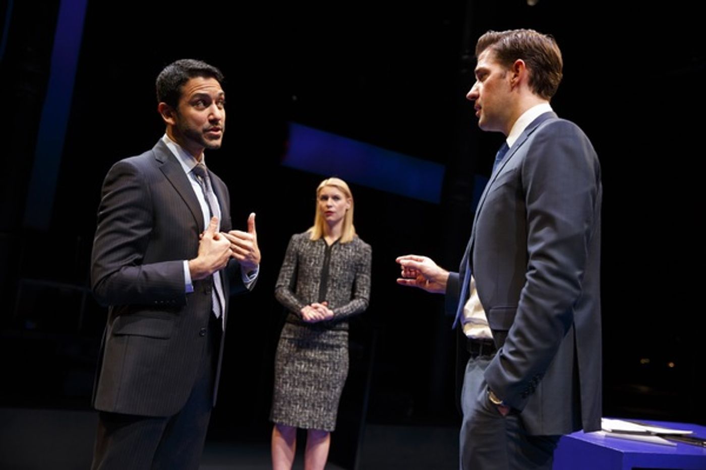 Photo Flash: First Look at John Krasinski, Claire Danes and More in DRY POWDER at The Public  Image