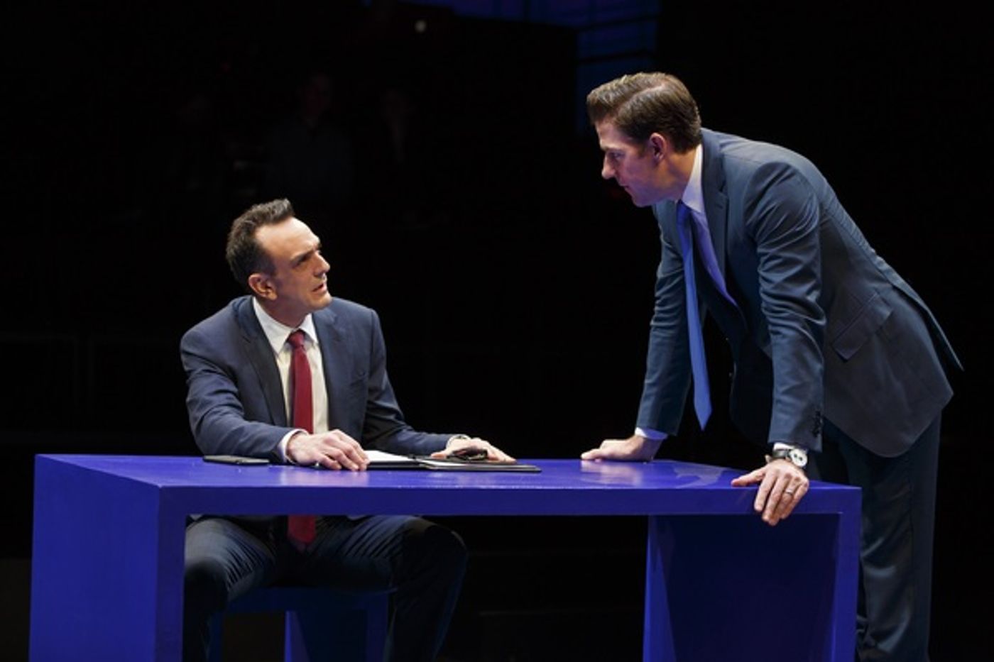 Photo Flash: First Look at John Krasinski, Claire Danes and More in DRY POWDER at The Public  Image