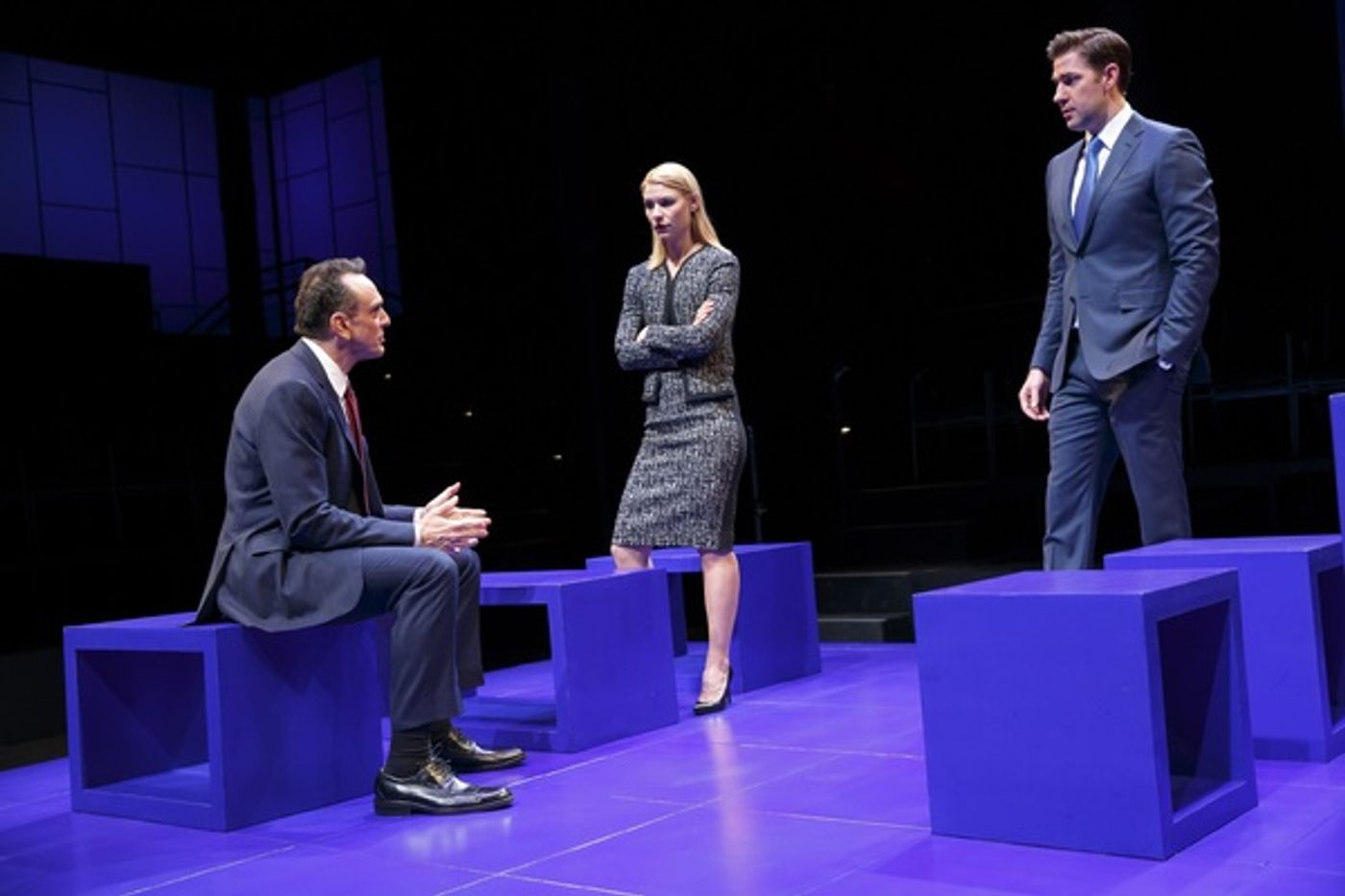 Photo Flash: First Look at John Krasinski, Claire Danes and More in DRY POWDER at The Public  Image