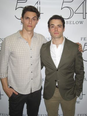 Guest Princes Derek Klena and Corey Cott strike a pose Photo