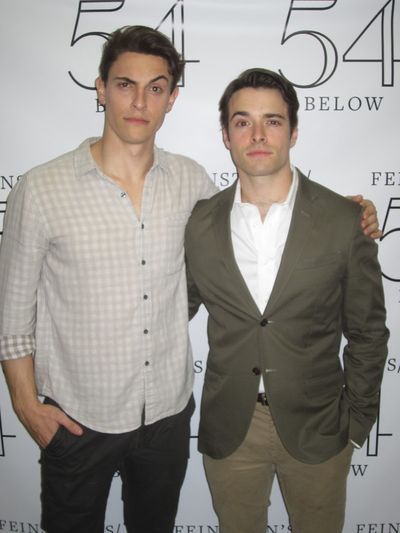 Guest Princes Derek Klena and Corey Cott strike a pose Photo