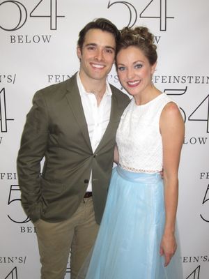 Corey Cott and Laura Osnes Photo