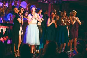 Laura Osnes and cast during ''Join The Party'' Photo