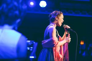 Laurie Veldheer sings 'Do You Wanna Build A Snowman/For The First Time In Forever' Photo