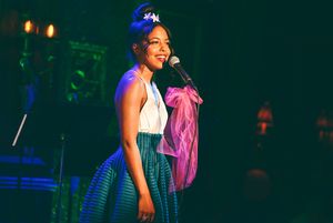 Adrienne Warren sings ''Almost There'' Photo