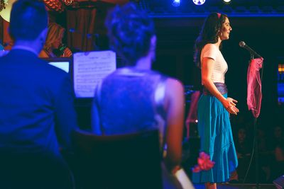 Samantha Massell sings ''God Help The Outcasts'' Photo