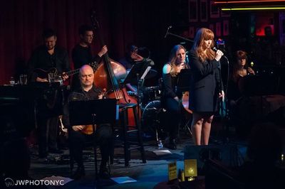 Maxine Linehan and the band Photo