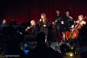 Maxine Linehan and the band @ BroadwayWorld Maxine Linehan and the band Photo