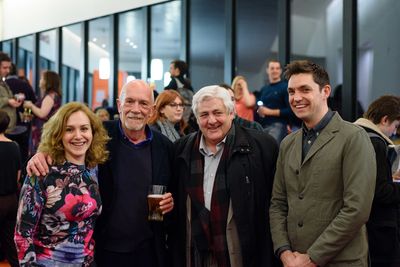 Rebecca Johnson, Hugh Ross, Peter Wight and Jonathan Munby Photo
