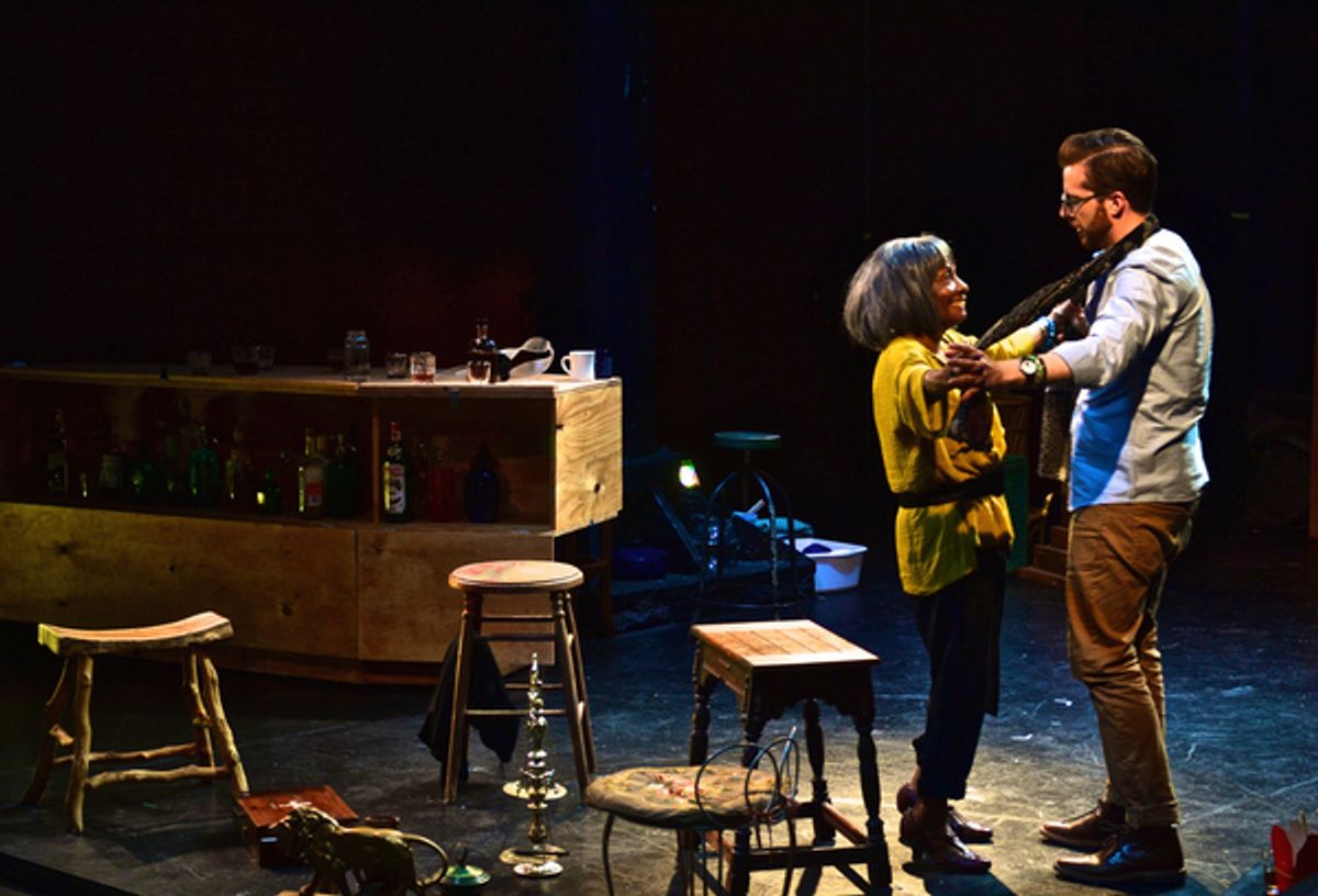 Vinie Burrows, Edward Bauer at 