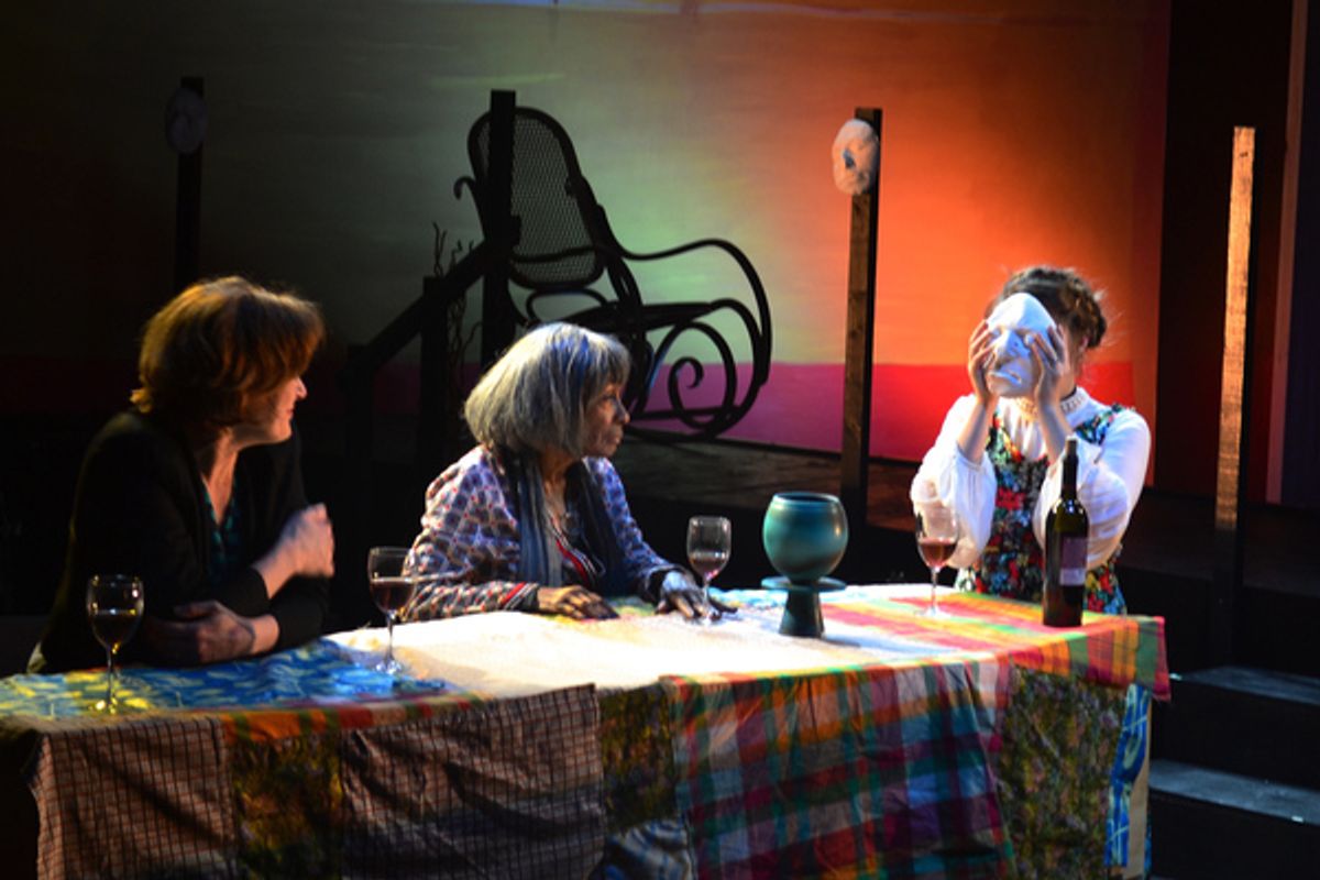 Linda Marie Larson, Vinie Burrows, Emily Louise Perkins at 