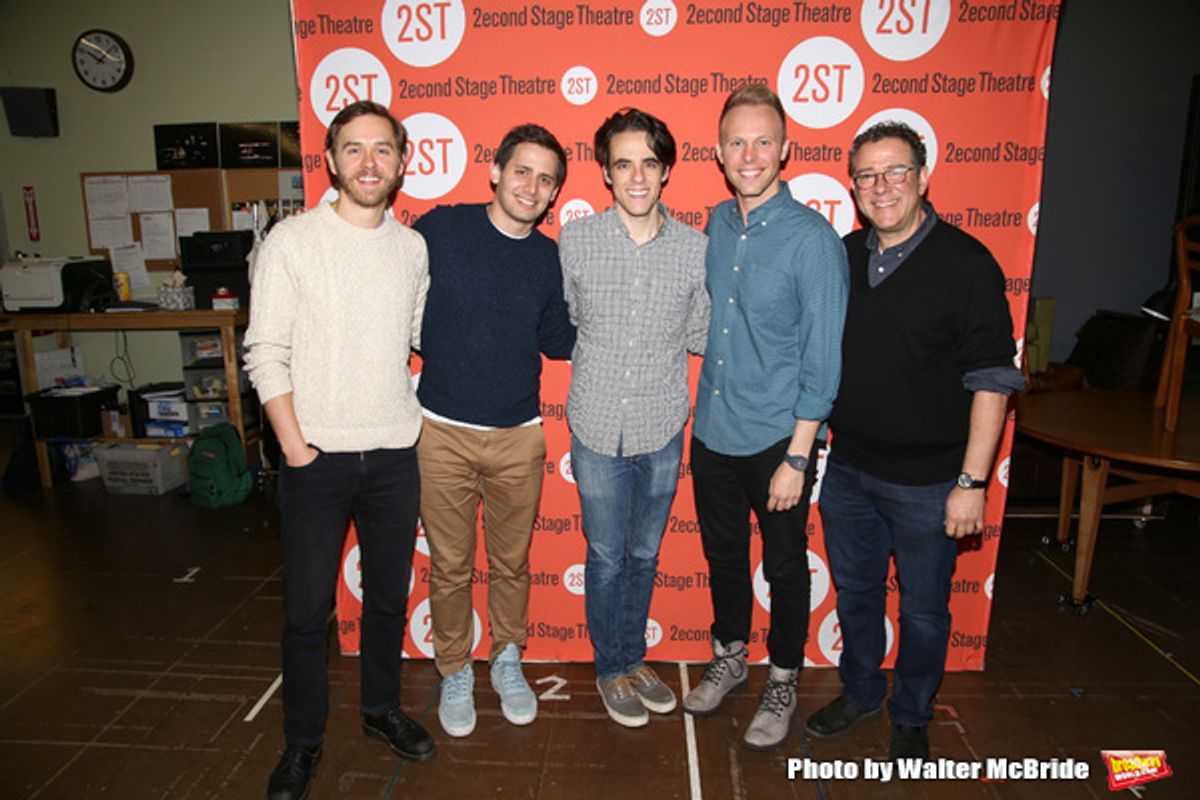 Will Roland, Kristolyn Lloyd, Jennifer Laura Thompson, Ben Platt, Rachel Bay Jones, Laura Dreyfuss, John Dossett and Mike Faist  at 