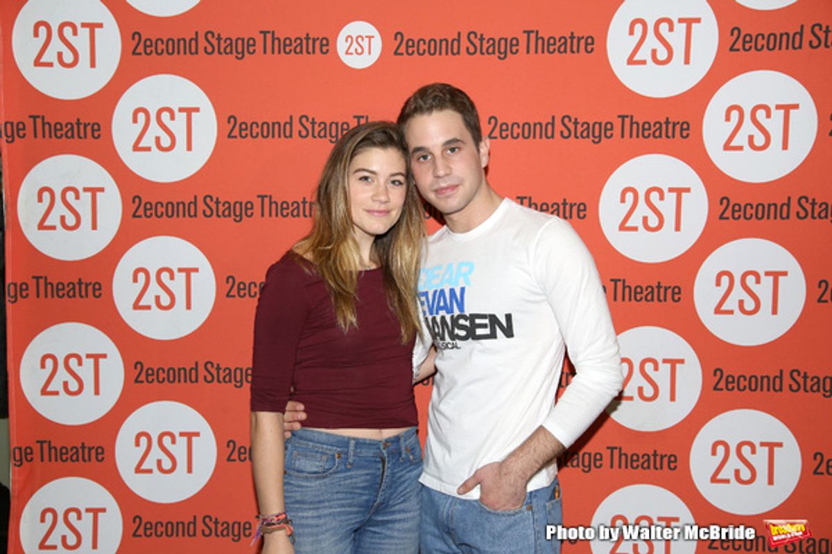 Laura Dreyfuss and Ben Platt  at 