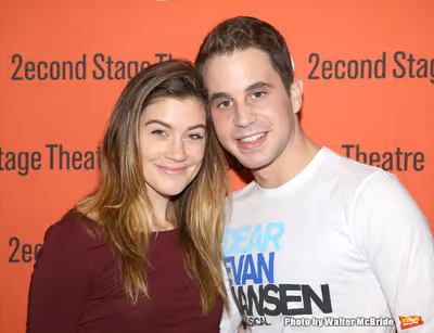 Laura Dreyfuss and Ben Platt  Photo