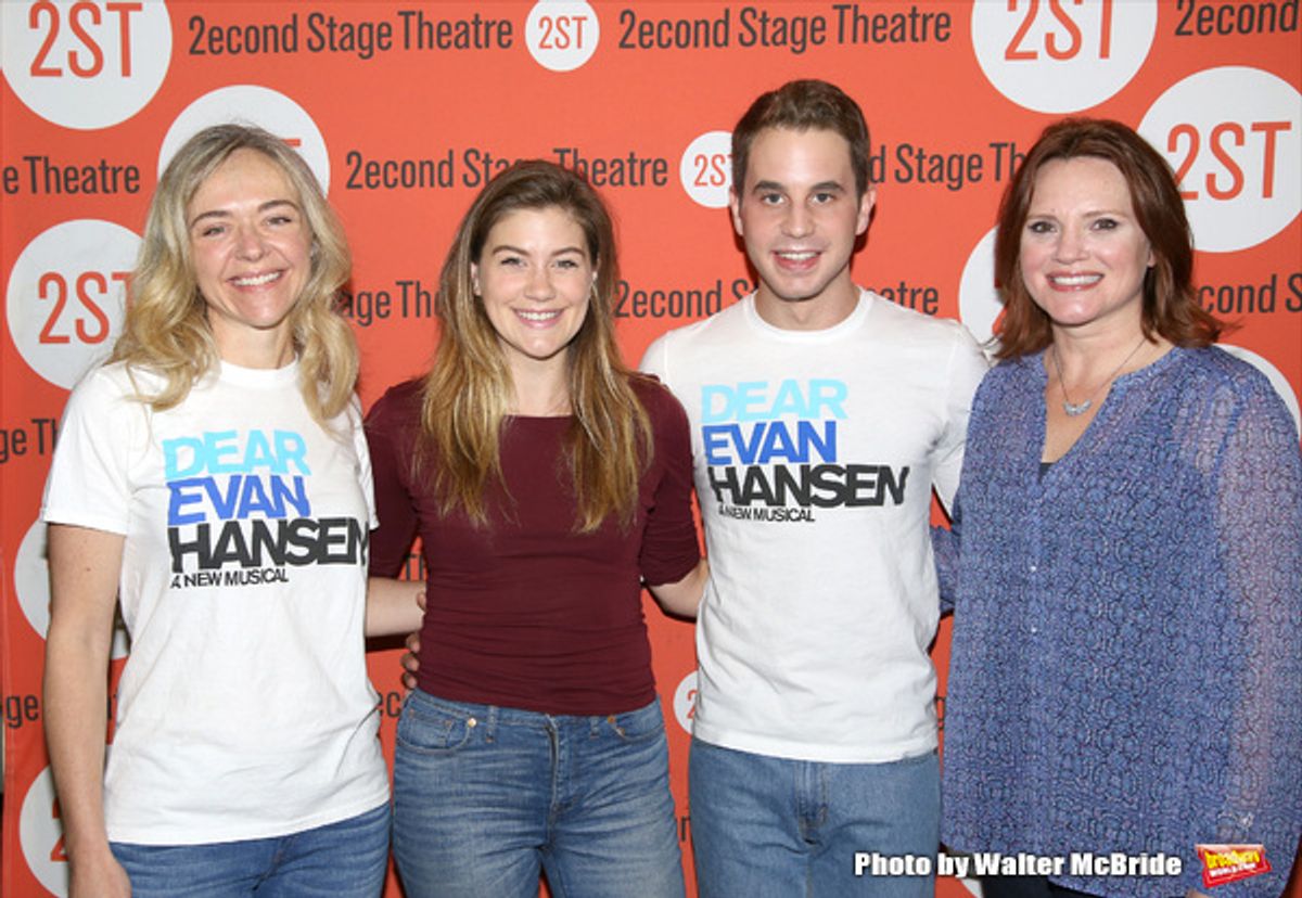 Rachel Bay Jones, Laura Dreyfuss, Ben Platt and Jennifer Laura Thompson  at 