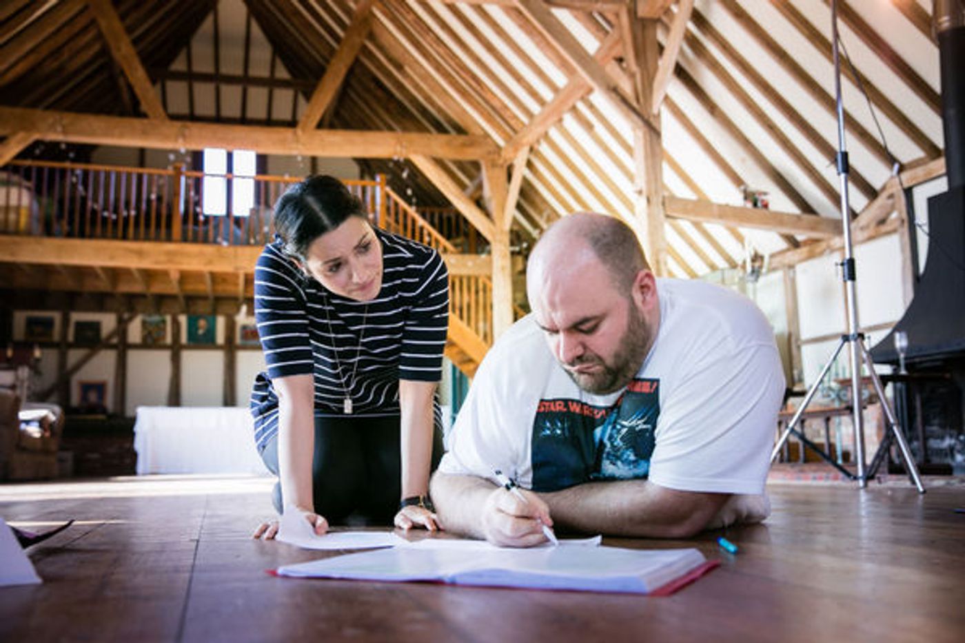 Photo Flash: First Look at Alastair Whatley, Graeme Brookes and More in Rehearsals for INVINCIBLE  Image