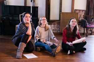 Kerry Bennett, Emily Bowker and Polly Jordan Photo