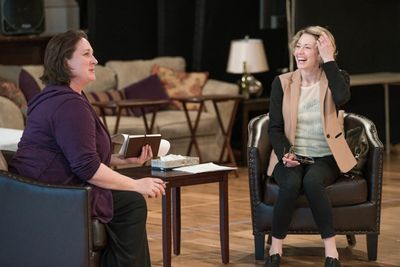 Kirsten Fitzgerald (Shrink) and Carrie Coon (Mary Page Marlowe, age 36) Photo