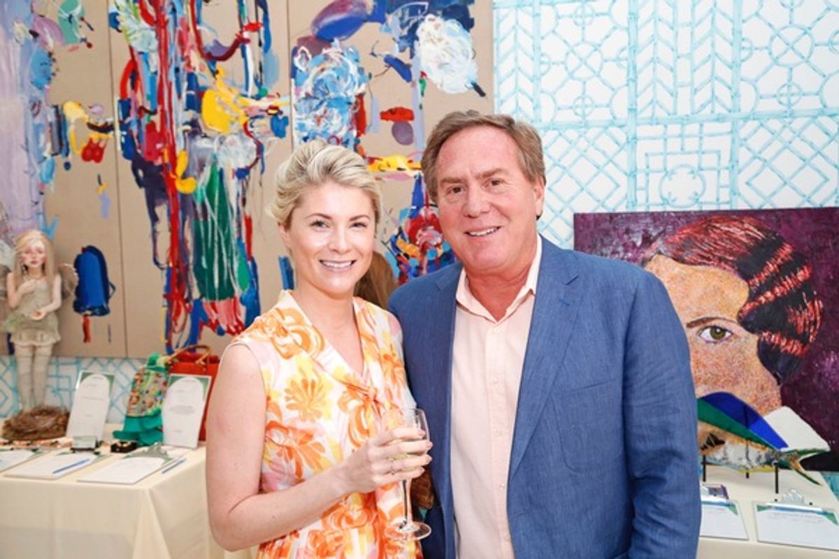 Katie Crider, Alan Quartucci at Rita Hayworth Palm Beach Luncheon Benefits The Alzheimer's Association