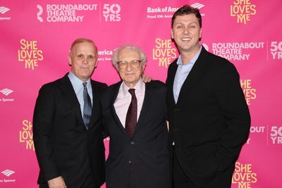 Scott Ellis, Sheldon Harnick and Warren Carlyle Photo