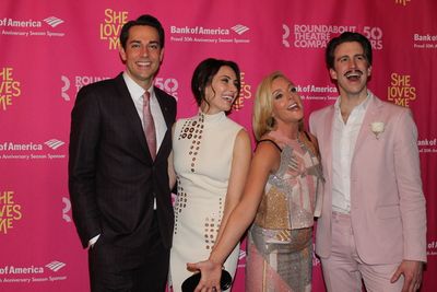 Zachary Levi, Laura Benanti, Jane Krakowski and Gavin Creel Photo