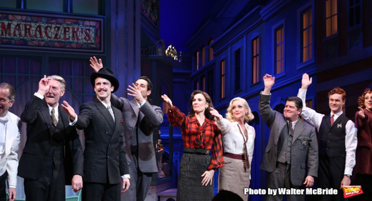 Peter Bartlett, Byron Jennings, Gavin Creel, Zachary Levi, Laura Benanti, Jane Krakowski, Michael McGrath, Nicholas Barasch  at 