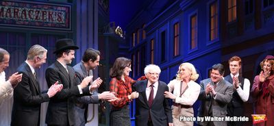 Peter Bartlett, Byron Jennings, Gavin Creel, Zachary Levi, Laura Benanti, Sheldon Har Photo