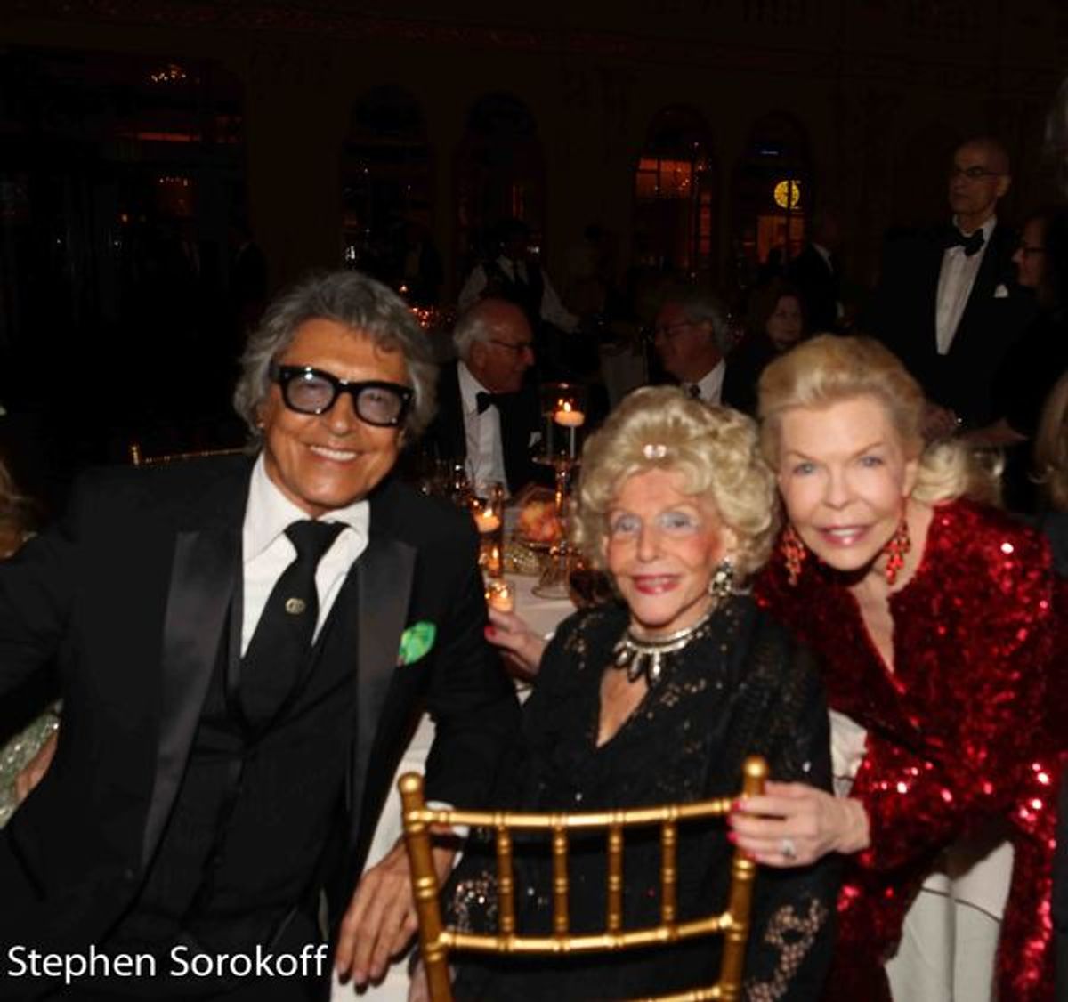 Tommy Tune, Herme''De Wyman Miro, Lois Pope at 