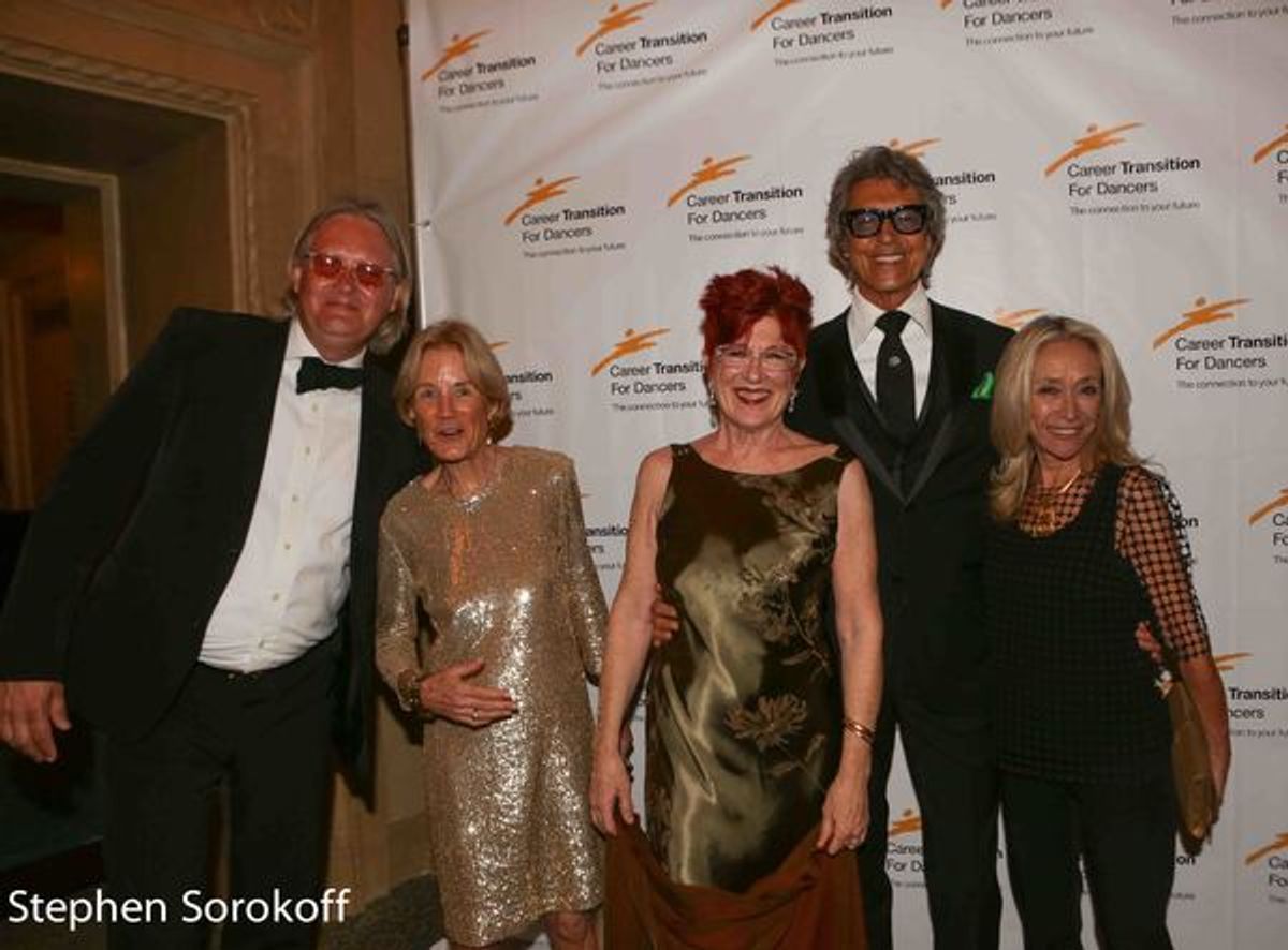 Peter Glebo, Pamela Acheson Myers, Margo Sappington, Tommy Tune, Eda Sorokoff at 