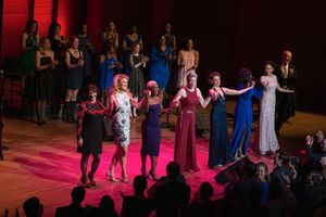 Patti LuPone, Victoria Clark, Cynthia Erivo, Marin Mazzie, Judy Kuhn, Joaquina Kalukango, Alexandra Silber. Photo Credit: Jeni Magana @ BroadwayWorld Patti LuPone, Victoria Clark, Cynthia Erivo, Marin Mazzie, Judy Kuhn, Joaquina Kaluka Photo