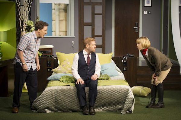 Rob Brydon, Kenneth Branagh and Claudie Blakley. Photo Credit: Johan Persson Photo