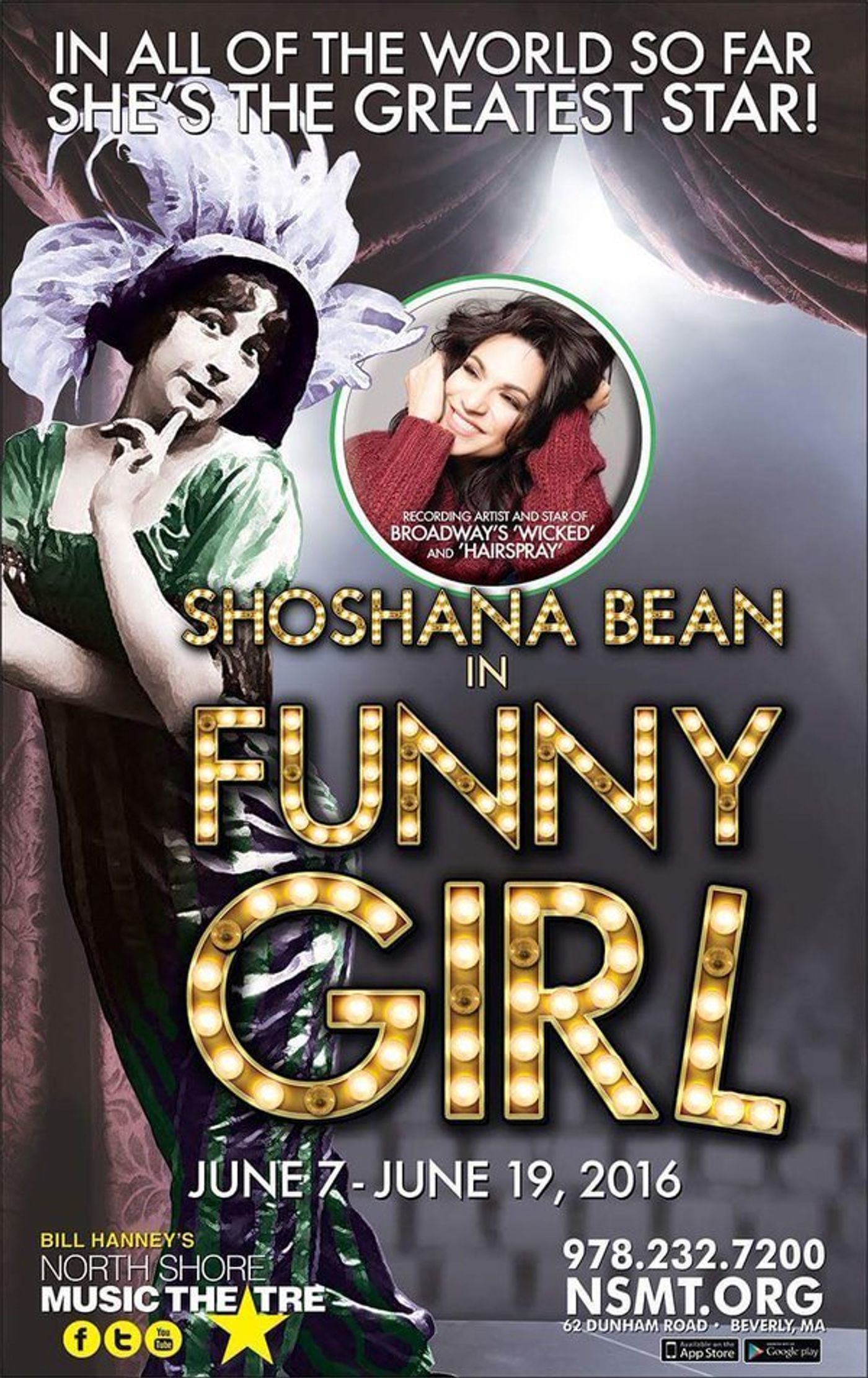 Photo Flash: Poster Revealed for Shoshana Bean Led FUNNY GIRL at NSMT  Image