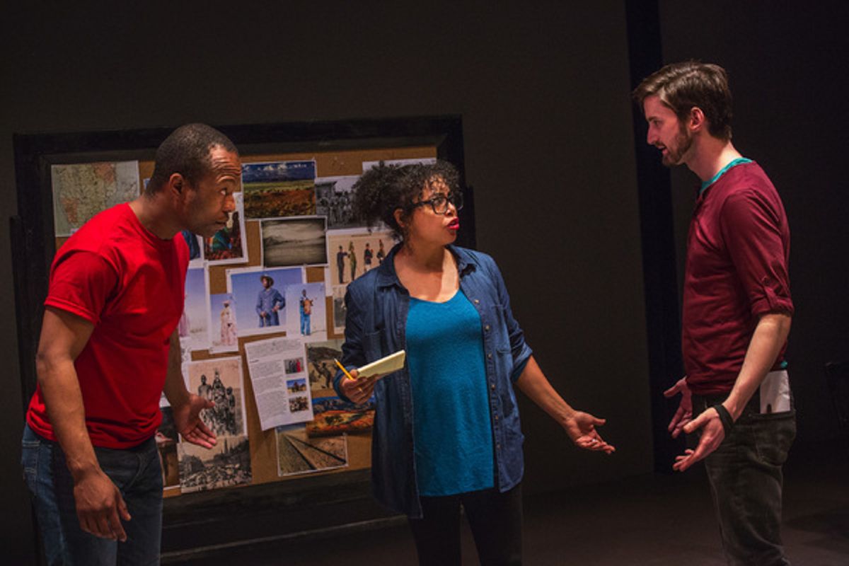 Vin Shambry, Chantal DeGroat and Joshua Weinstein at 